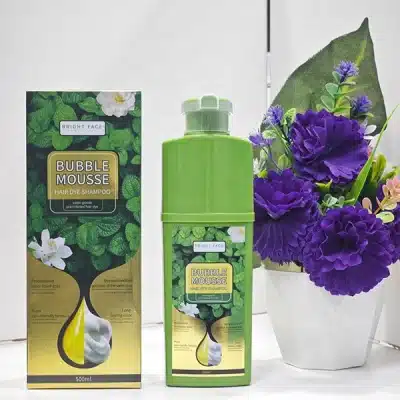 شامپو رنگ مو فومی bubble mousse
